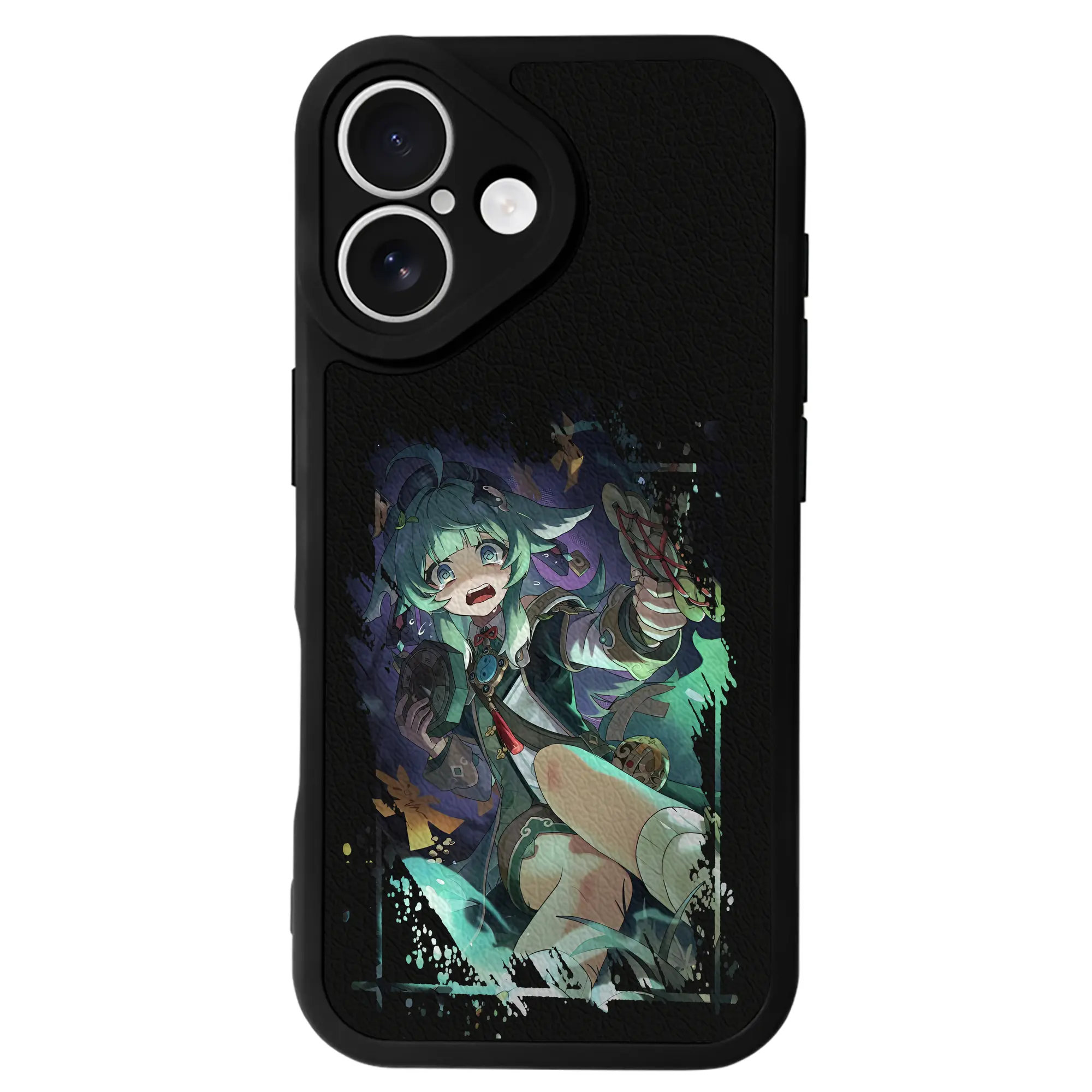 崩壊：スターレイル グッズ フォフォ - IPhone 16シリーズ対応 ・ シリコンスマホケース ・ レザー調 ・ 高精度フィット ・ 耐衝撃 ・ ワイヤレス充電対応 ・ 精密カット